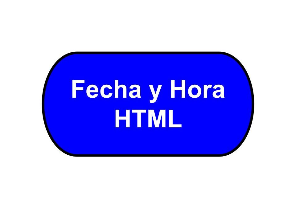 Fecha y Hora HTML