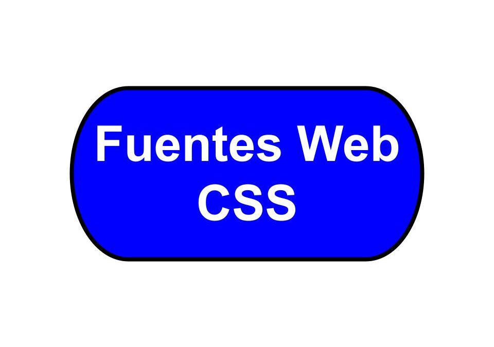 Fuentes web CSS