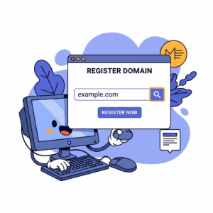 Como registrar un dominio