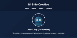 Mi Sitio Web Creativo.